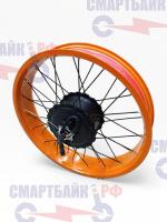 Мотор-колесо в сборе с диском (без покрышки) 20х4 электровелосипеда Kugoo V5, Kugoo V6