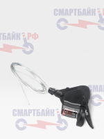 Шифтер монетка TS38-7R, правый Microshift 7-скор. с тросом 2050мм