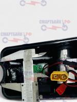 Верхняя крышка аккумулятора электровелосипеда Kugoo V3 MAX, широкая планка, антикражный замок, индикация заряда батареи