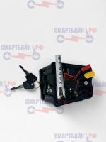 Верхняя крышка аккумулятора электровелосипеда Kugoo V3 MAX, широкая планка, антикражный замок, индикация заряда батареи